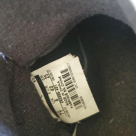 Youth Air Jordan 5 Retro BG Blue Suede Size 7Y - Picture 5 of 9